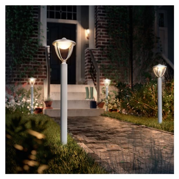 STOJEČA VRTNA SVETILKA PHILIPS ROBIN 1X4.5W LED 15473/31/16 BELA