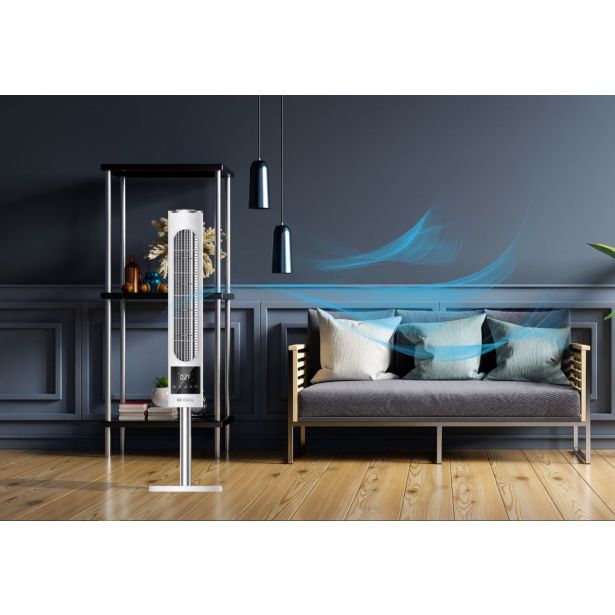 STOJEČI VENTILATOR BECOOL S POLNILNO BATERIJO, 13 W