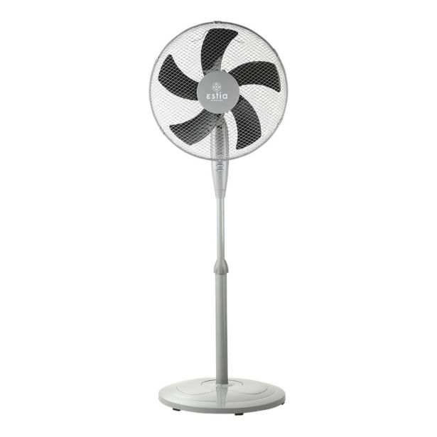 STOJEČI VENTILATOR ESTIA AEROPULSE 40CM 50W GRAY OKROGEL PODSTAVEK