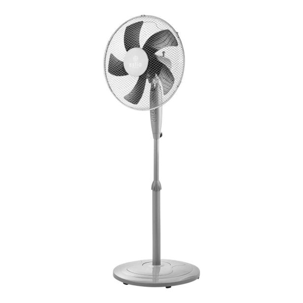 STOJEČI VENTILATOR ESTIA AEROPULSE 40CM 50W GRAY OKROGEL PODSTAVEK