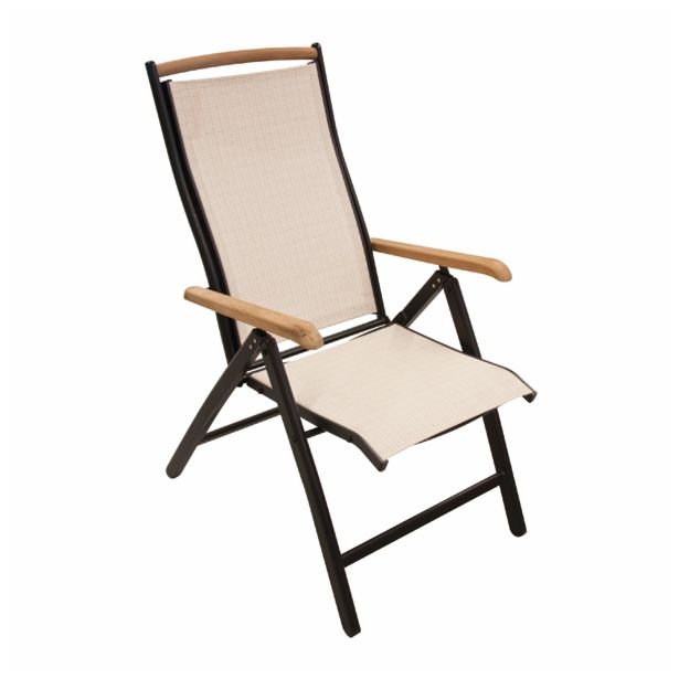 STOL IZ TEKSTILENA BIVA MODENA ZLOŽLJIV BEŽ