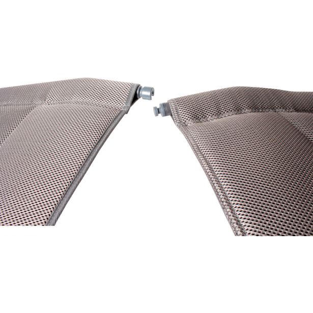 STOL ZA KAMPIRANJE BRUNNER ARAVEL 3D PODPORA ZA NOGE SIVA