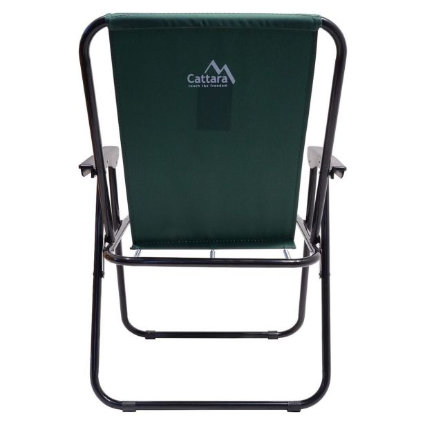 STOL ZA KAMPIRANJE CATTARA BERN 52 X 44 X 75 CM ZLOŽLJIV ZELEN