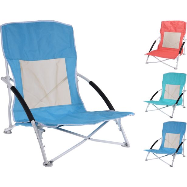 STOL ZA KAMPIRANJE EH STOL PLAŽNI Z MREŽICO SORTIRANE BARVE