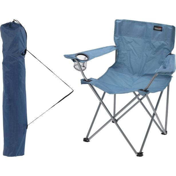 STOL ZA KAMPIRANJE EH ZLOŽLJIV, MODRE BARVE