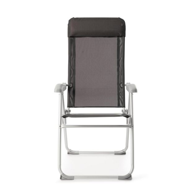 STOL ZA KAMPIRANJE YES EVERYDAY CAYO CHARCOAL DECKCHAIR HIGH BACK