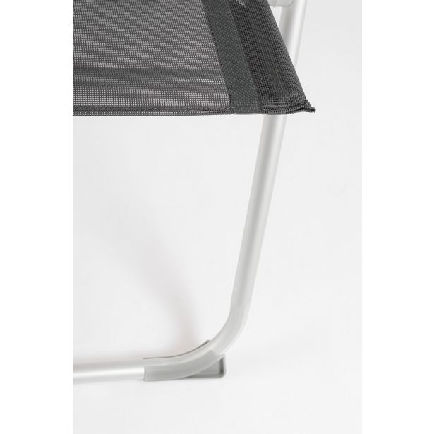 STOL ZA KAMPIRANJE YES EVERYDAY CAYO CHARCOAL DECKCHAIR HIGH BACK