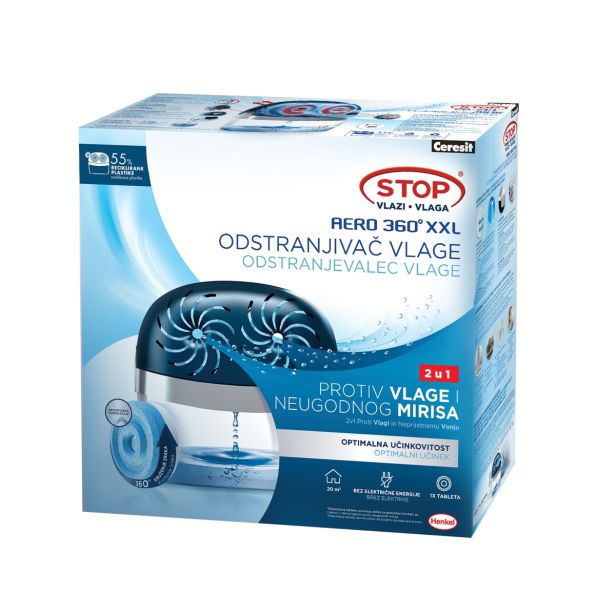 ODSTRANJEVALEC VLAGE SET CERESIT STOP DUO AERO 360° SET 900 G