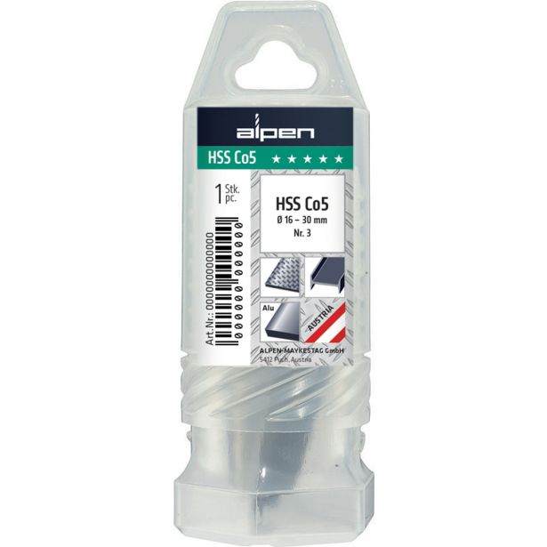 STOPENJSKI SVEDER HSS ALPEN 6-37 MM