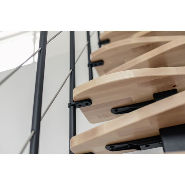 STOPNICE MINKA QUATRO ČRNA/BUKEV