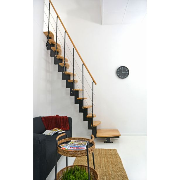 STOPNICE MINKA QUATRO TURN ČRNA/BUKEV