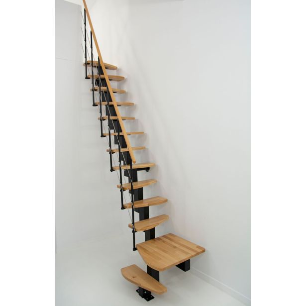 STOPNICE MINKA QUATRO TURN ČRNA/BUKEV