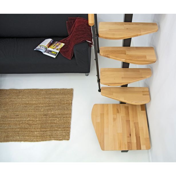 STOPNICE MINKA QUATRO TURN ČRNA/BUKEV