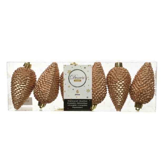 OKRASEK ZA JELKO STORŽI 8 CM RJAVI