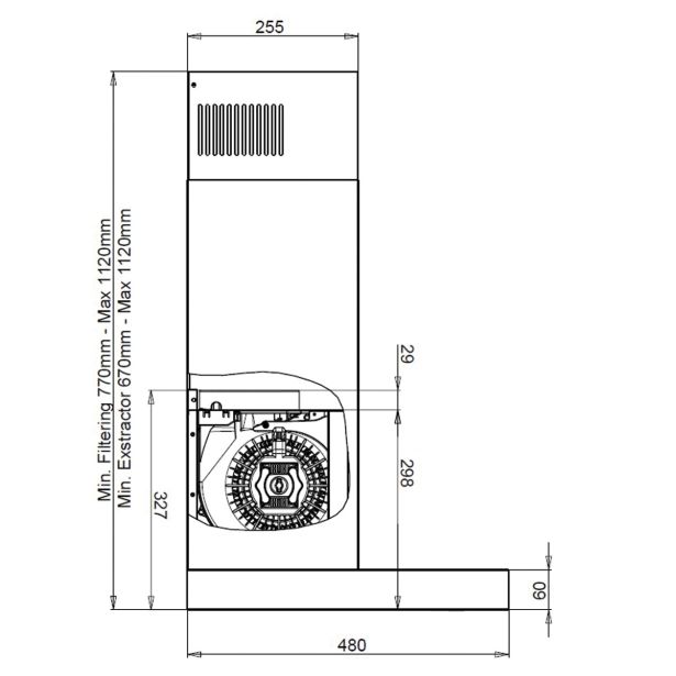 STENSKA KUHINJSKA NAPA SICCABO STREAM 60 EVO