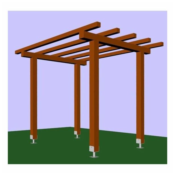 VEZNI ELEMENT ŽELEZNINA PODSTAVEK Z NOGO 18X16 CM