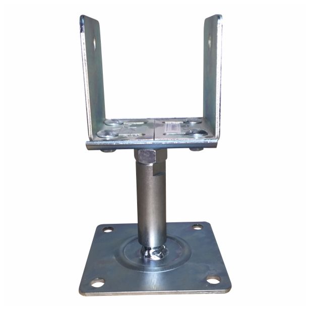 VEZNI ELEMENT ŽELEZNINA PODSTAVEK Z NOGO NASTAV. Š: 10-15 CM, V: 13-18 CM