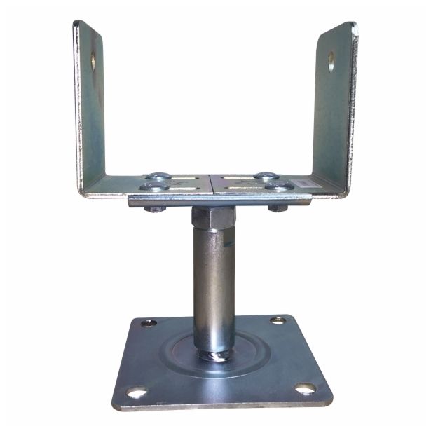 VEZNI ELEMENT ŽELEZNINA PODSTAVEK Z NOGO NASTAV. Š: 15-20 CM, V: 13-18 CM