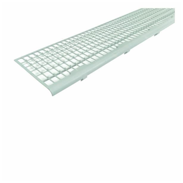 STREŠNI ELEMENT ŠUŠTERŠIČ PVC ZAŠČITA ZA ŽLEB SIVA PROTI LISTJU