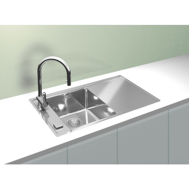 NERJAVNO POMIVALNO KORITO ALVEUS STRICTO 10 790X472 MM, LEVI