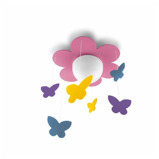 STROPNA IN STEN. SVETILKA PHILIPS MERIA 1X15W E27 40096/28/16 VIJOLIČNA