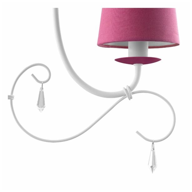 STROPNA IN STEN. SVETILKA PHILIPS PRINCESS 3X28W E14 41594/28/16 VIJOLIČNA