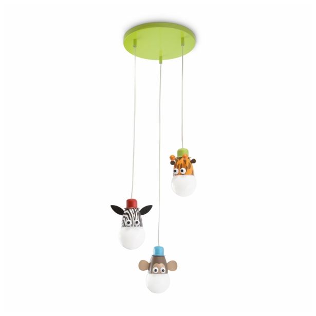 STROPNA IN STEN. SVETILKA PHILIPS ZOO 3X12W E27 40594/55/16 VEČBARVNA