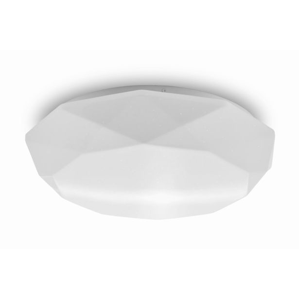 STROPNA LED LUČ, DIAMANT, 48W OPAL + DALJINSKI UPRAVLJALEC