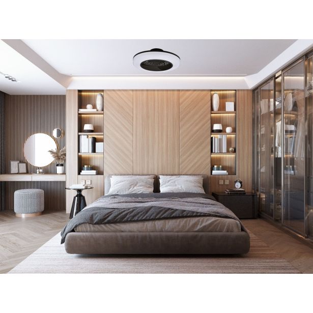 STROPNI VENTILATOR FEROTEHNA PENELOPE LED D495 35W ČRN Z DALJINCEM