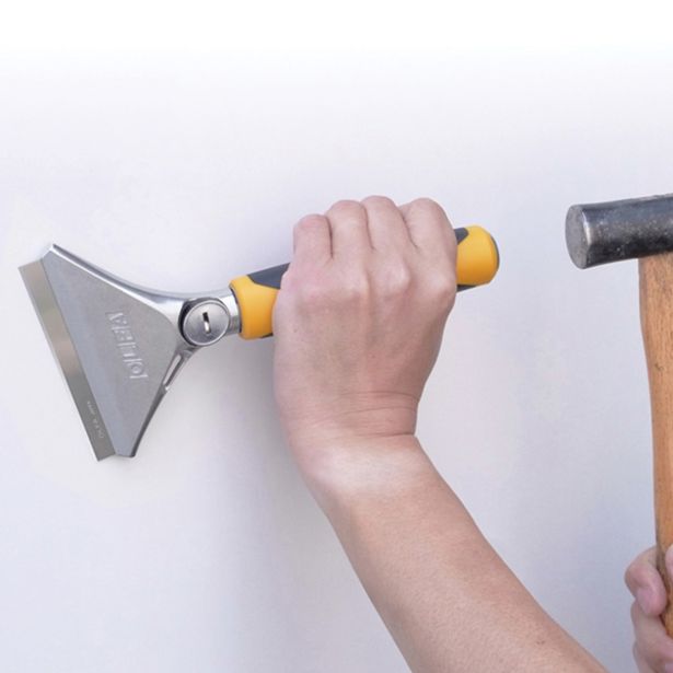 STRUGALNIK ZA ODSTR.BARVE OLFA 100 MM Z ROČAJEM 200 MM XSR-200