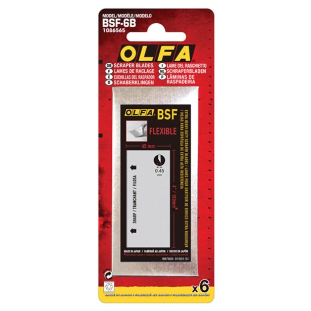 STRUGALNIK ZA ODSTR.BARVE OLFA 100X45 MM REZILO BSF-6B