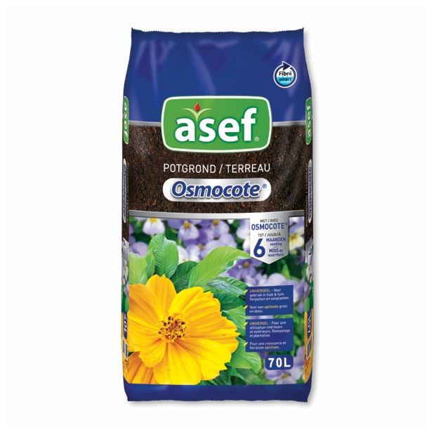 SUBSTRAT ASEF ZEMLJA UNIVERZALNA Z GNOJILOM OSMOCOTE 70 L
