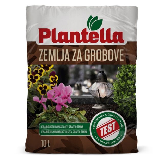 SUBSTRAT ZA OKR. RASTLINE PLANTELLA ZEMLJA ZA GROBOVE SPECIALNA 20 L
