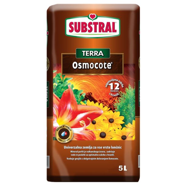 SUBSTRAT ZA OKR. RASTLINE SUBSTRAL TERRA OSMOCOTE 5 L