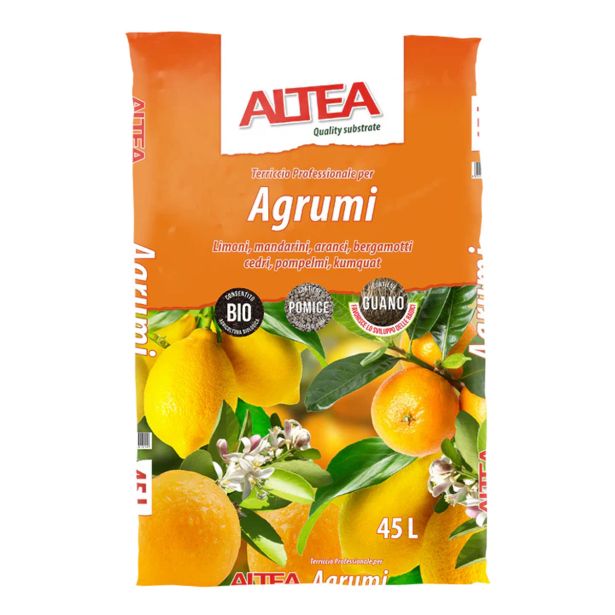 SUBSTRAT ZA PRIDELAVO ALTEA BIO ZA CITRUSE Z DODANIM GUANOM 20L