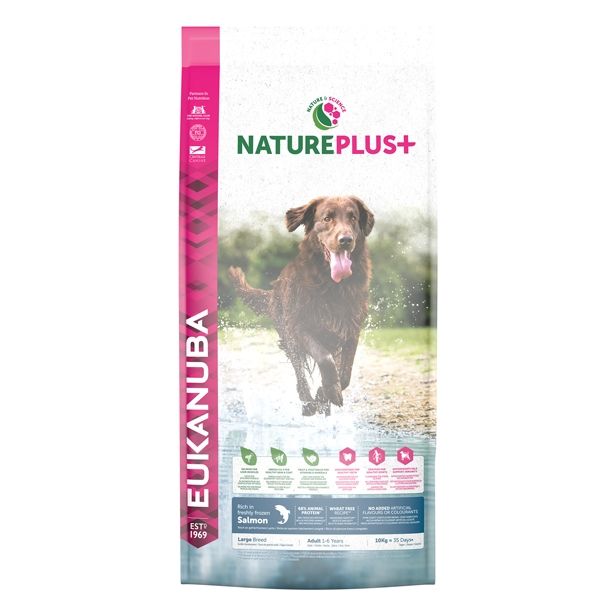 SUHA HRANA ZA PSA EUKANUBA BRIKETI NP ODRASLI PSI VELIKI - LOSOS 10 KG