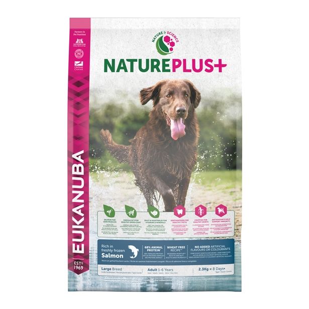 SUHA HRANA ZA PSA EUKANUBA BRIKETI NP ODRASLI PSI VELIKI - LOSOS 2.3 KG