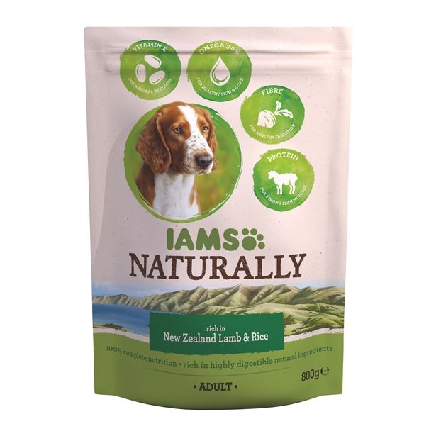 SUHA HRANA ZA PSA IAMS BRIKETI ODRASLI PSI, 800G NOVOZELANDSKA JAGNJETINA