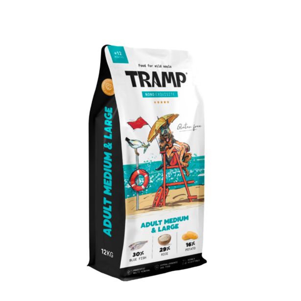 SUHA HRANA ZA PSE TRAMP NONO EXQUISITE ADULT MEDIUM/LARGESUHA HRANA ZA ODRASLE PSE SREDNJIH IN VELIKIH PASEM, 3 KG