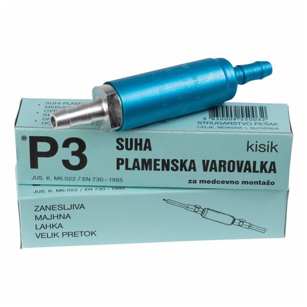 SUHA VAROVALKA ZA PLIN PEŠAK KISIK P-3