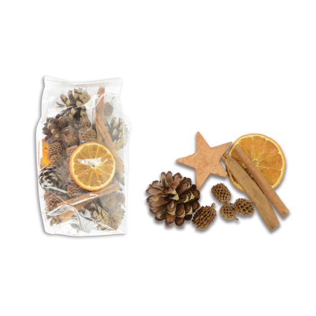 DEKORACIJA R+W SUHI DEKOR POMARANČE/ CIMET/STORŽI 150 G