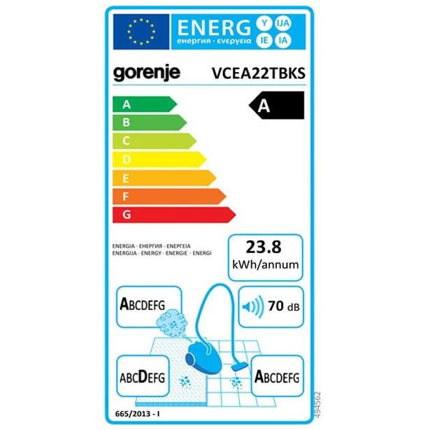 SUHI SESALNIK GORENJE VCEA 22 TBKS TANGO