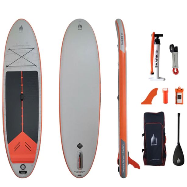 SUP DESKA SHARK 22/23 10.8X34X6 Z VESLOM