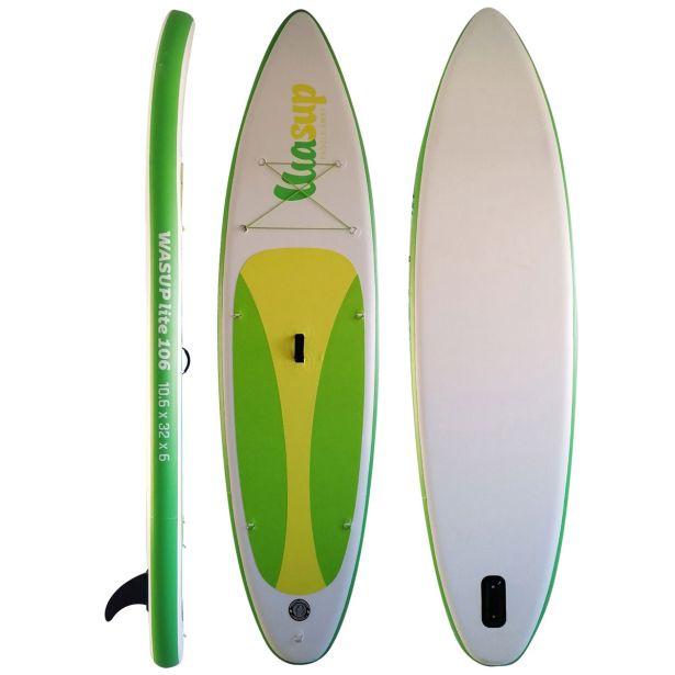 SUP DESKA WASUP 106 LITE 10.6X32X6 KOMPLET S KAJAK VESLOM IN SEDEŽEM