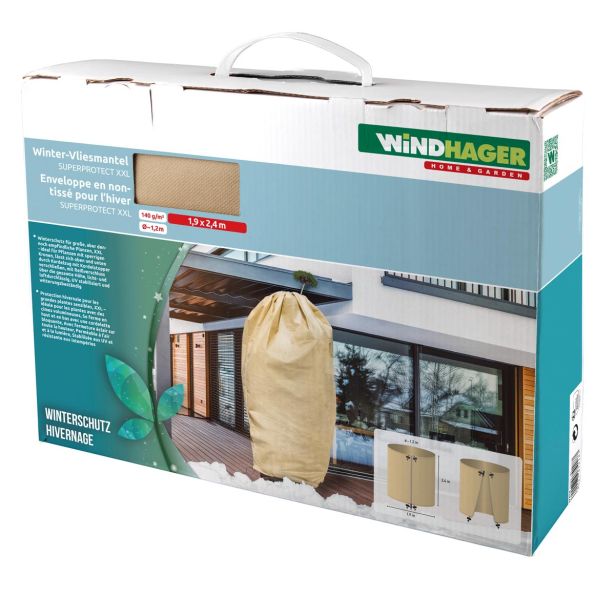 ZIMSKA KOPRENA Z ZADRGO SUPERPROTECT  XXL 1,9 X 2,4M, 140G/M2