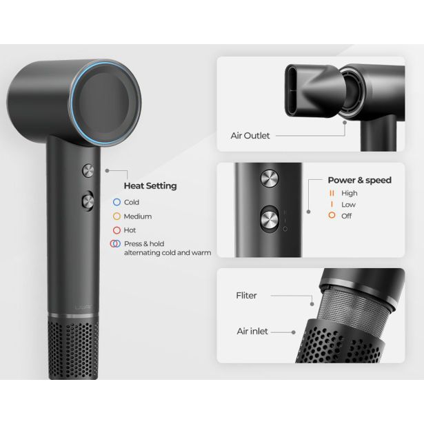 SUŠILEC ZA LASE UWANT H100 IONSKI HITRI MODER