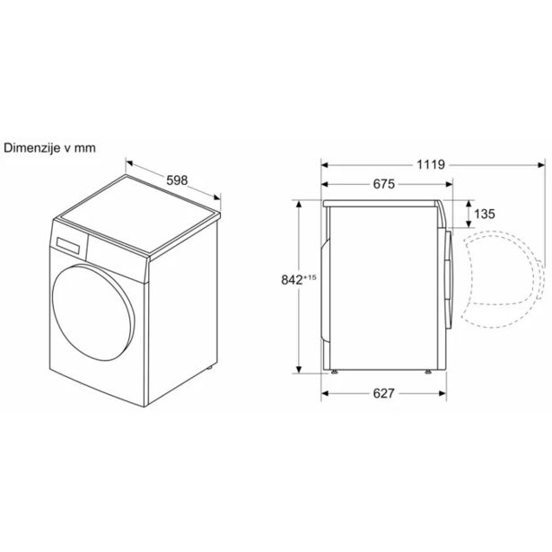 SUŠILNI STROJ BOSCH WRB247CNBY