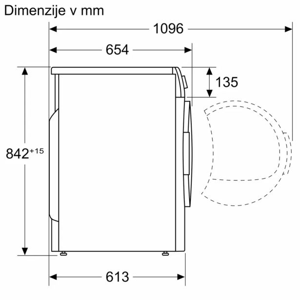 SUŠILNI STROJ BOSCH WTH83003BY