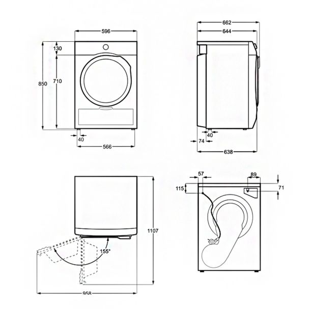 SUŠILNI STROJ EW9H188SC