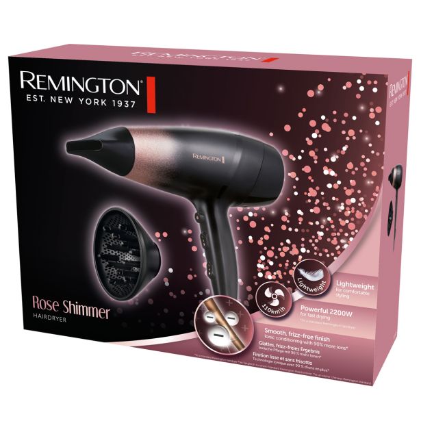SUŠILEC ZA LASE REMINGTON D5305 ROSE SHIMMER